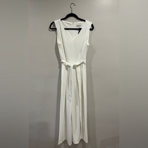Calvin Klein White Jumpsuit